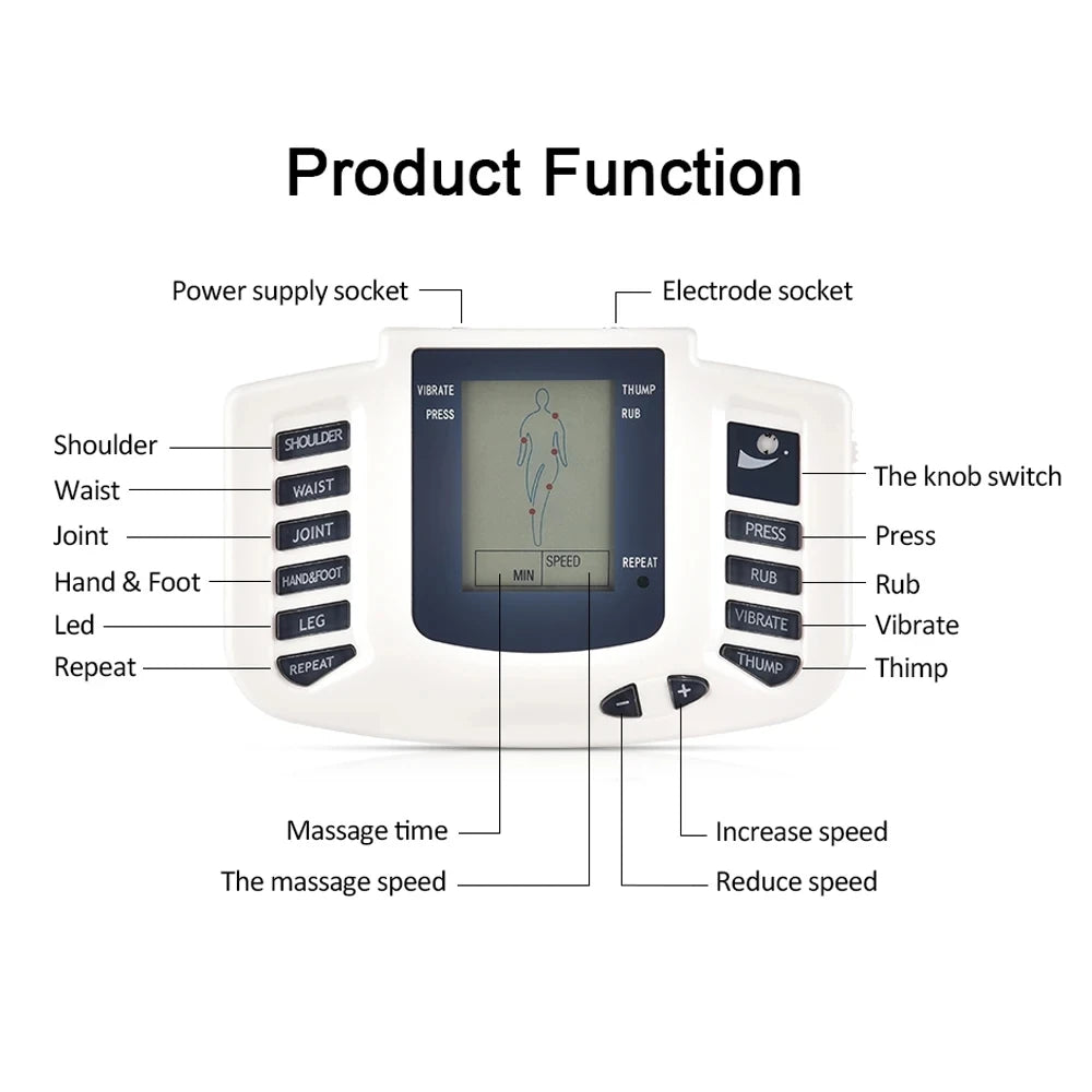 8 Modes EMS Electric Muscle Stimulator