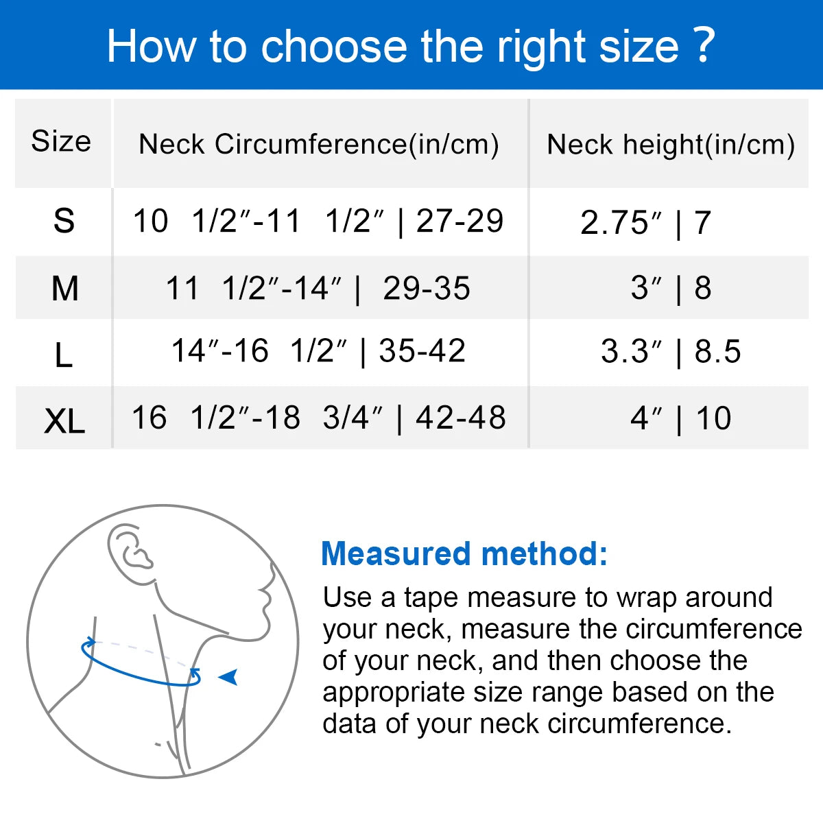 Neck Brace Sponge for Cervical Vertebrae Pressure