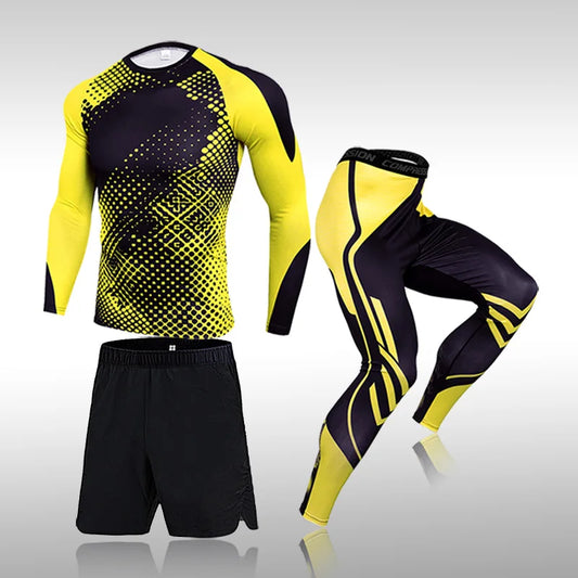 Men's Workout Compression Sports Suit