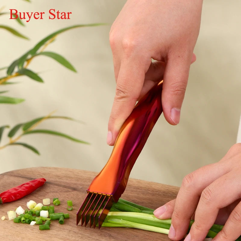 Chef essential stainless steel vegetable cutter