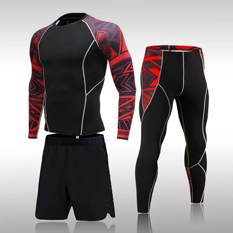 Men's MMA Sports Quick-Drying Compression Suit