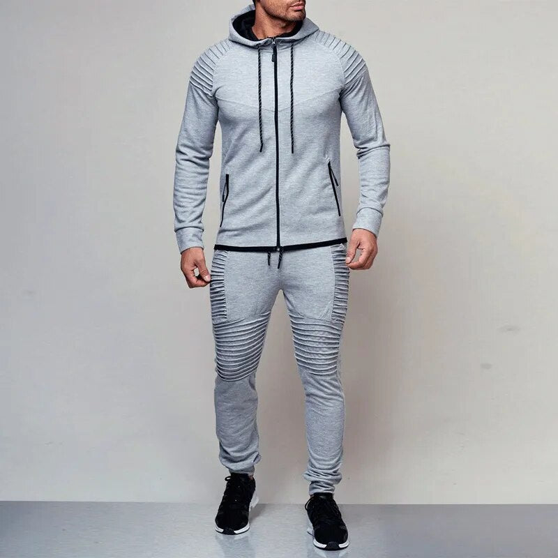 Mens Autumn Running Sport Wear tracksuit - goodfitforyou23