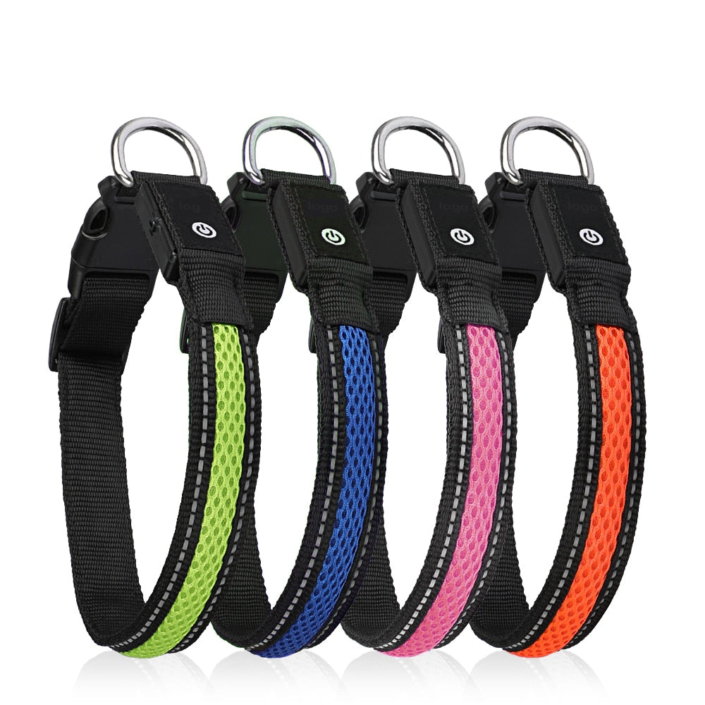 LED Flashing/Glowing Waterproof Dog Collar - goodfitforyou23