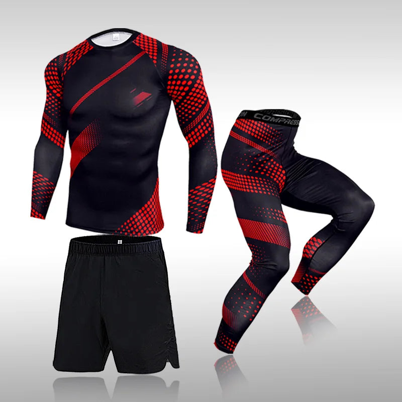 Men's Workout Compression Sports Suit