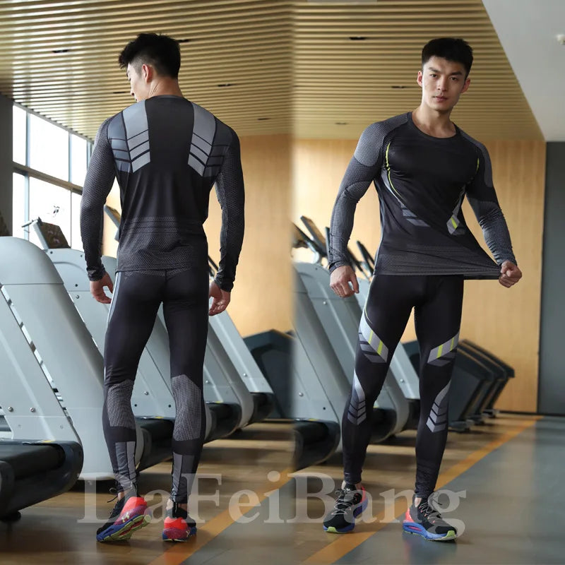 Men's Workout Compression Sports Suit