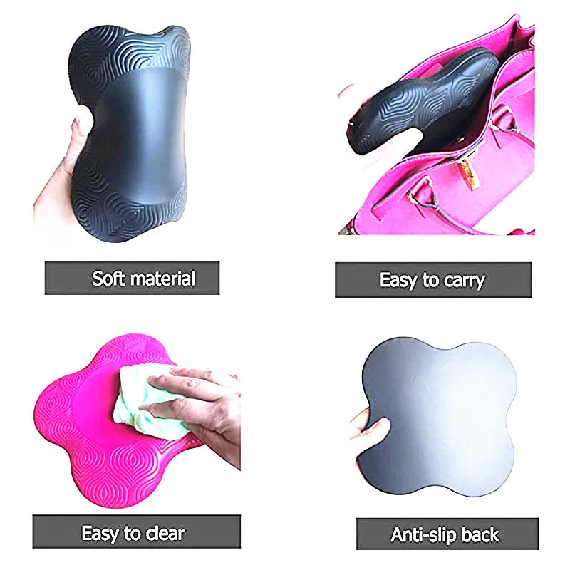 Extra Thick Portable Yoga Knee Pads