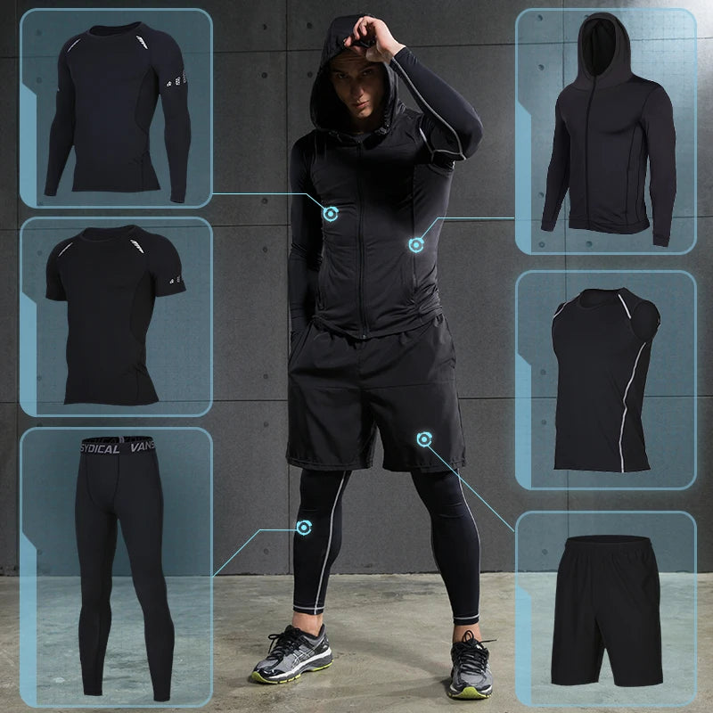 Men's Compression Sportswear Suits