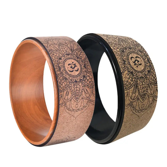 Cork Yoga Hollow Fitness Wheel Accessories