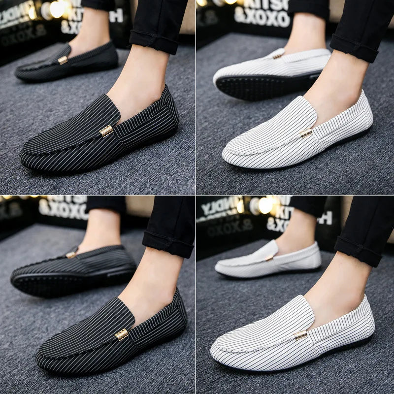 Soft Leather Slip-on Lightweight Men Loafers