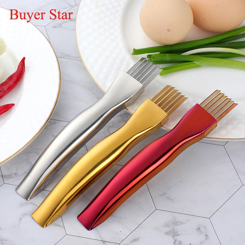 Chef essential stainless steel vegetable cutter