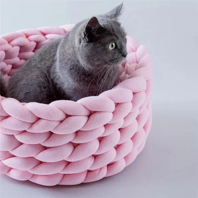 Soft Long Plush Warm Cat House Cushion - goodfitforyou23