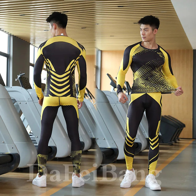 Men's Workout Compression Sports Suit