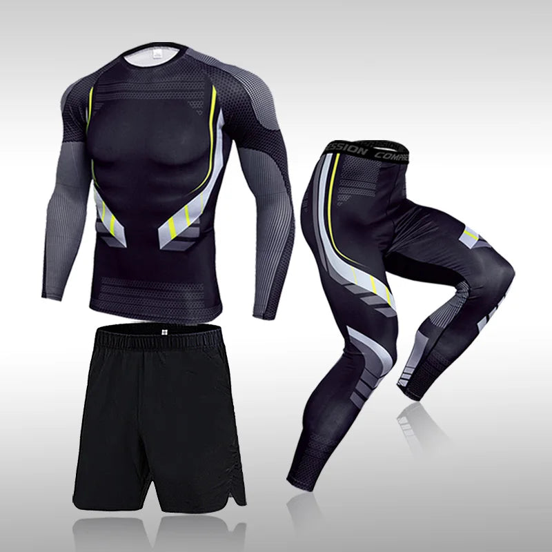 Men's Workout Compression Sports Suit