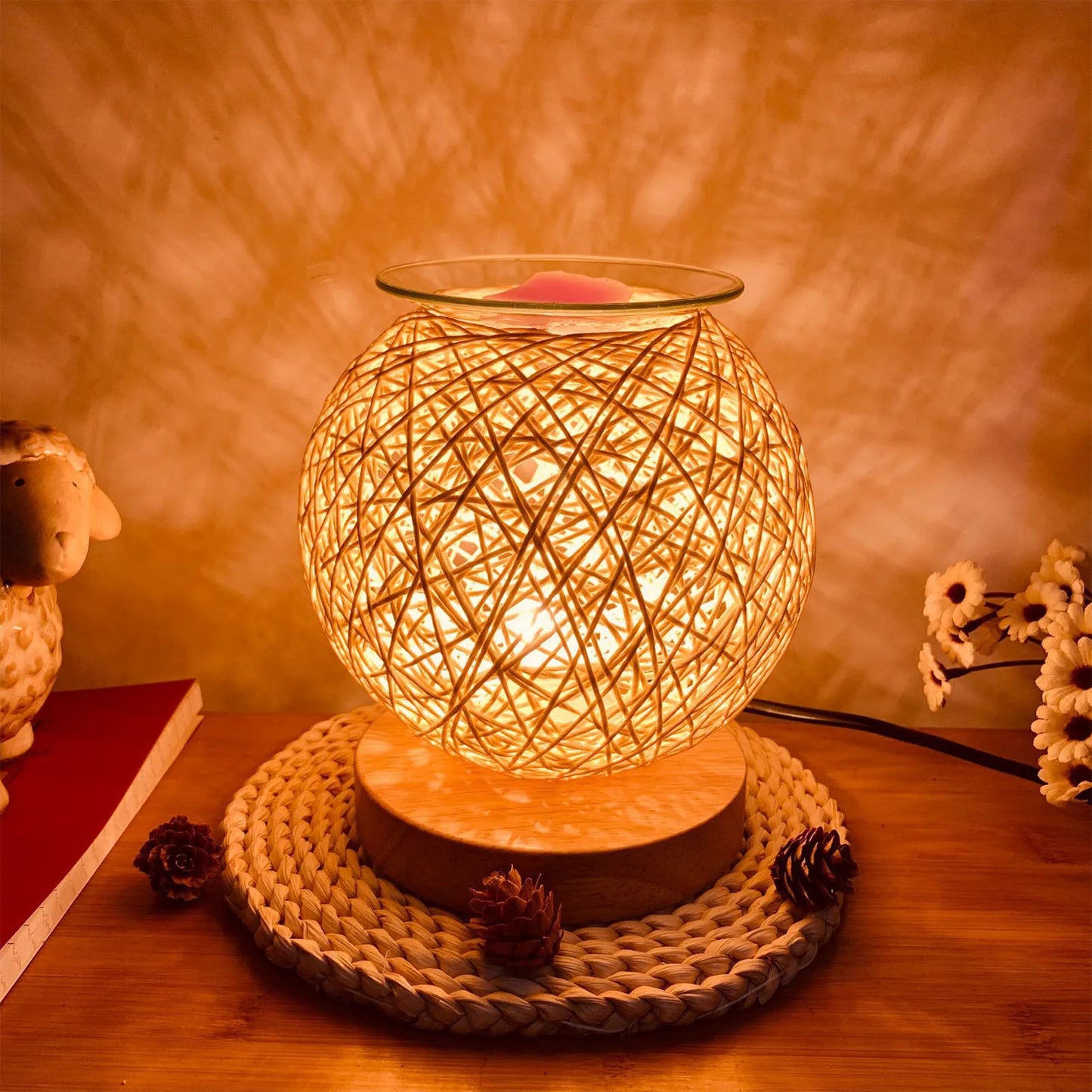 Electric Handmade Sepak Takraw Aromatherapy LightBurner