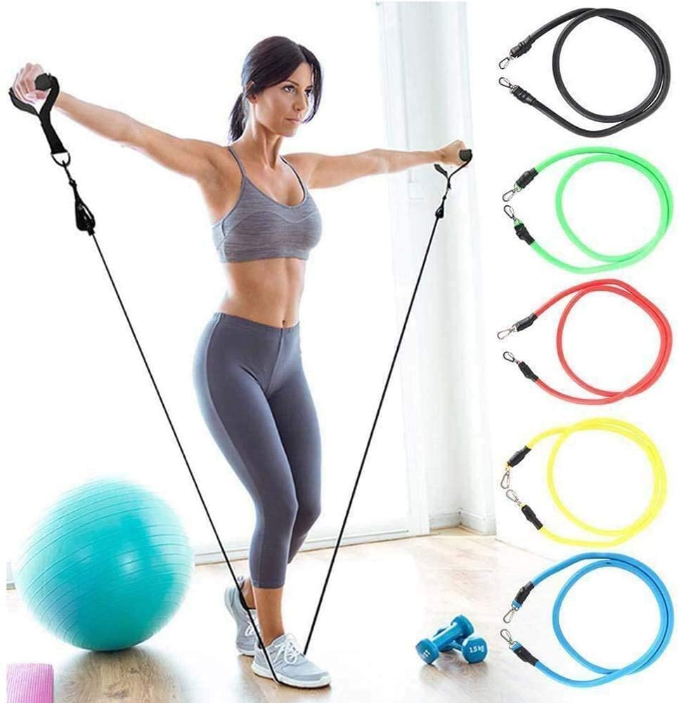 Latex Pilates Yoga Resistance Fitness Bands - goodfitforyou23