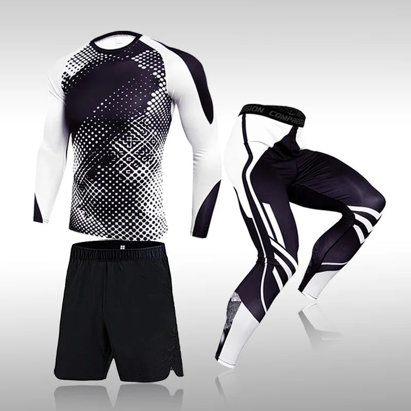 Men's Workout Compression Sports Suit