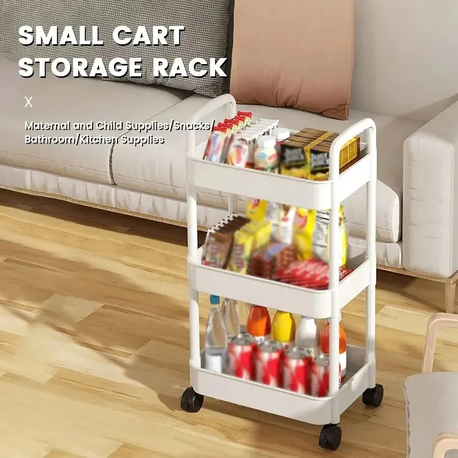 Household Multi-layer Small Cart Storage Rack