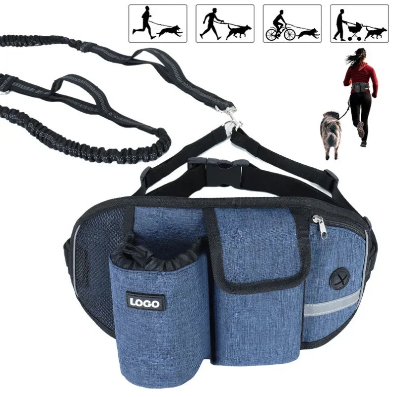 Outdoor Pet Waistpack with Towing Rope