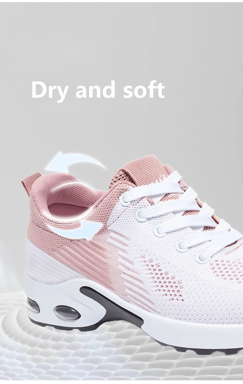 Women's Casual Flat Heel Mesh Running Shoes