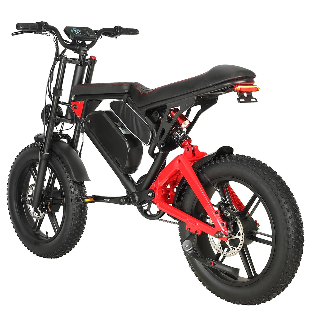 2000W Dual Motor Electric Bike 48V 23AH Removable Battery