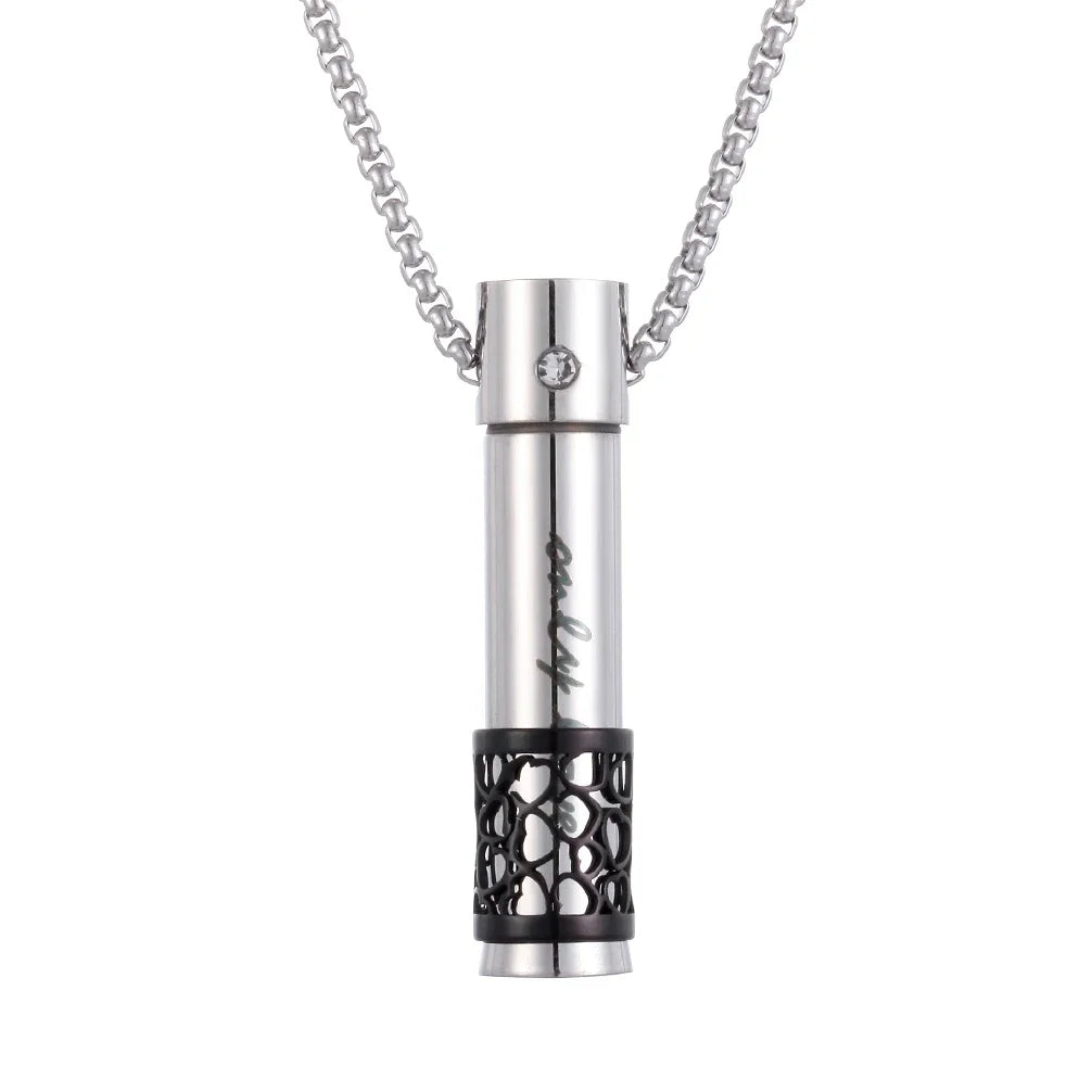 Stainless Steel Aromatherapy Pendant Diffuser Necklaces