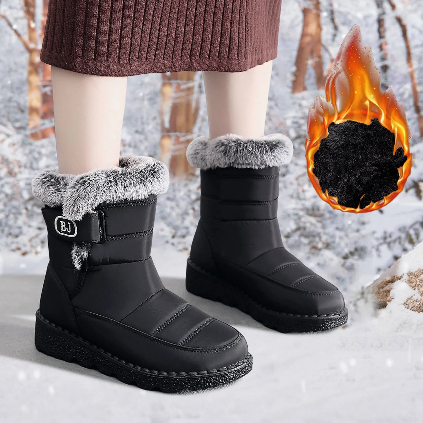 Waterproof Winter Snow Boots for Women