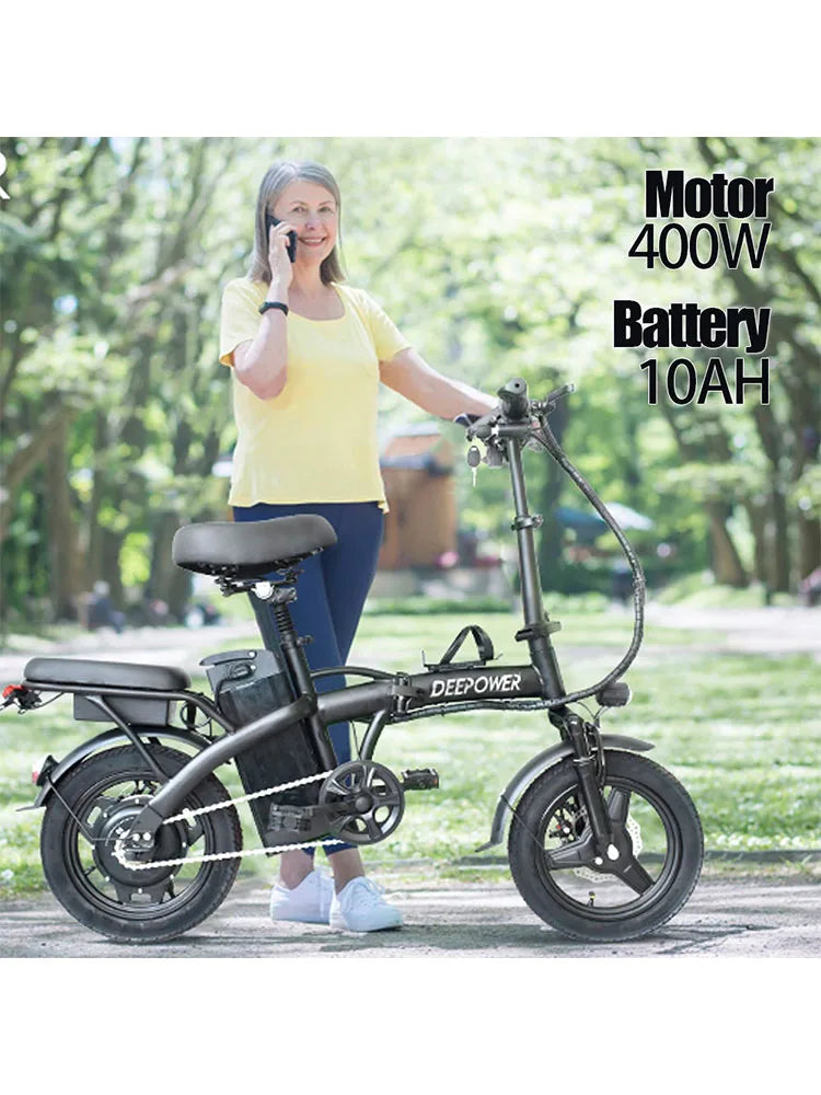 Mini electric bicycle 48V10AH Folding e-bike for City Commuting