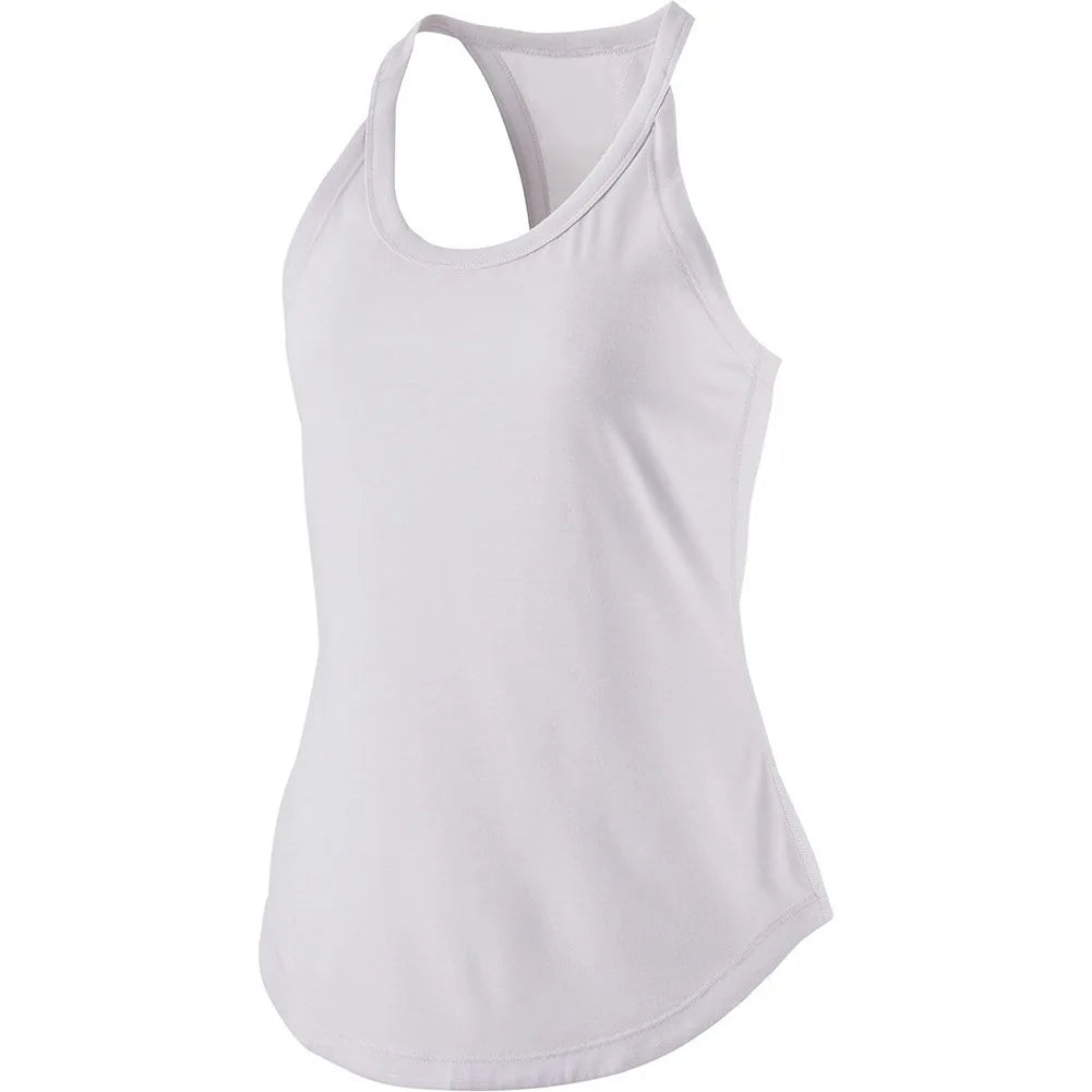 Ladies Sports Sleeveless T-shirt Fitness Crop Tops