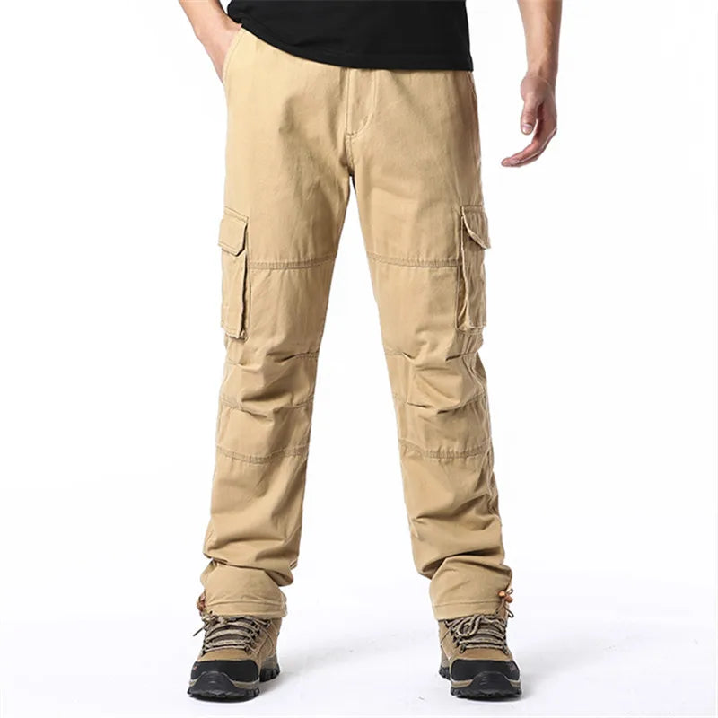 Large Pocket Loose Overalls Men's Outdoor Sports Tactical Pants