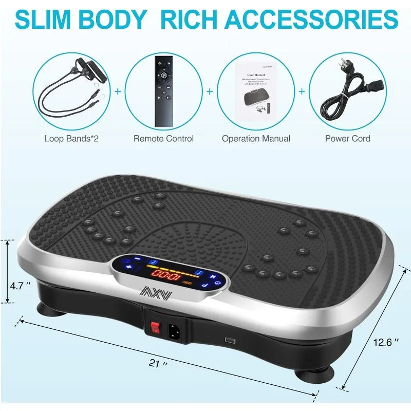 Vibration Plate Fitness Platform Exercise Machine