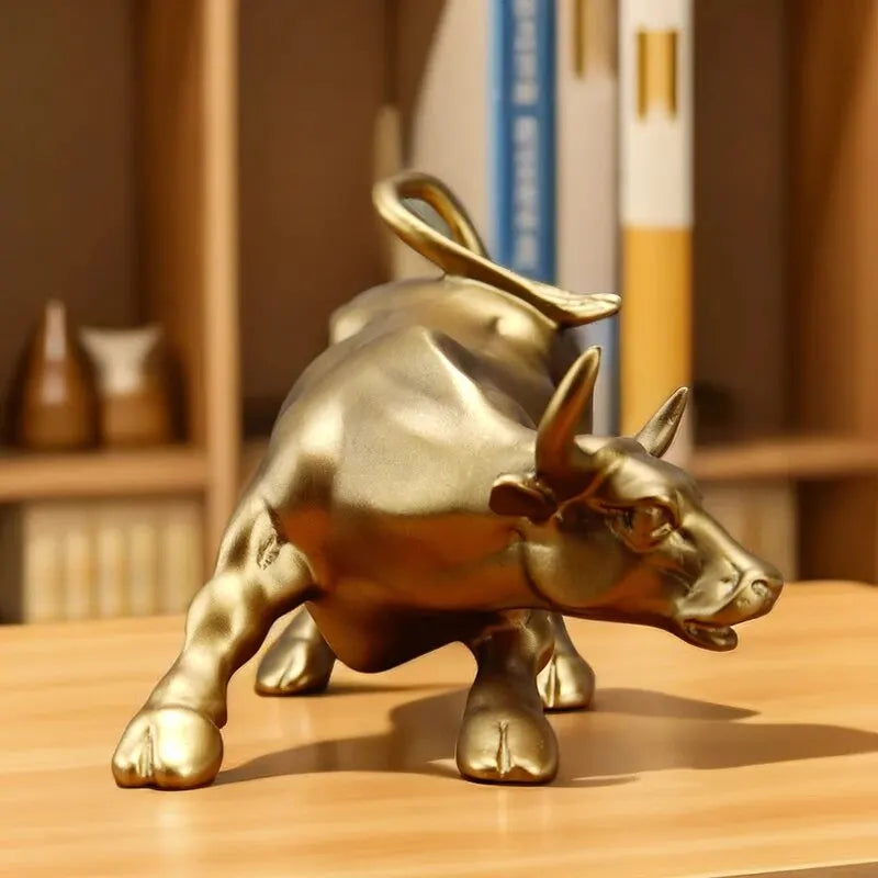 Wall Street Bull Market Resin Ornaments