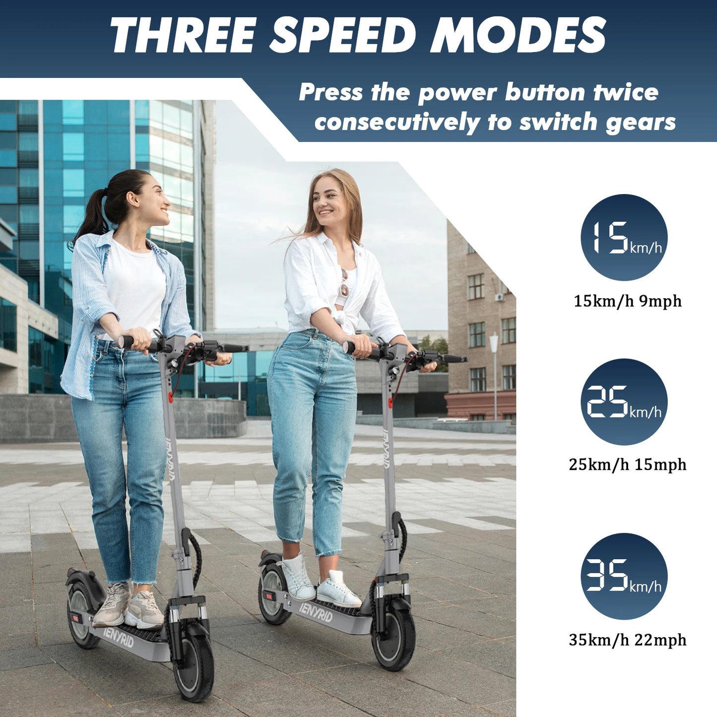 Electric Scooter For Adults With 10inch Solid Tire