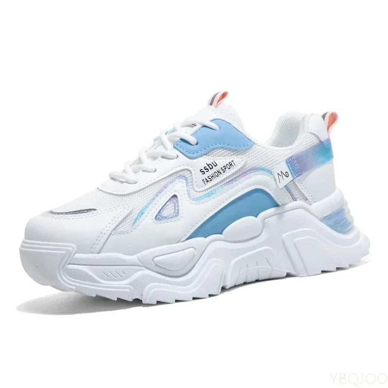 Flat Woman Casual Trainers Chunky Sneakers