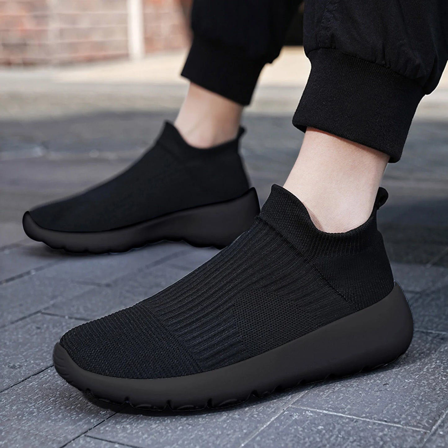 Men's Comfortable Simple Knitting Sock Sneakers