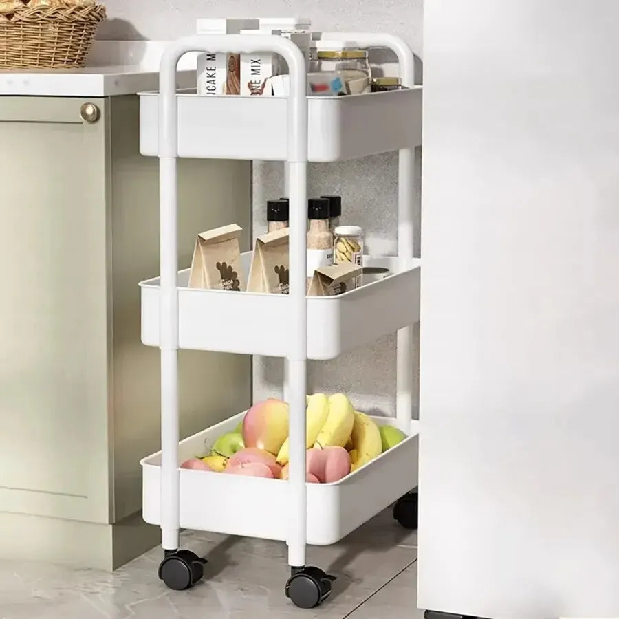 Household Multi-layer Small Cart Storage Rack