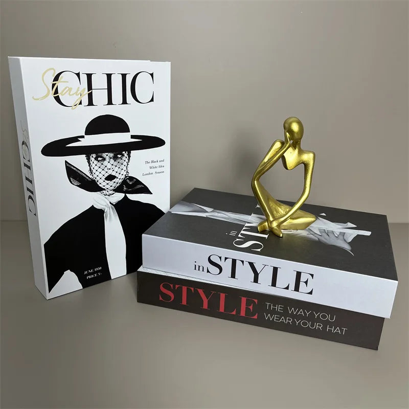 Luxury Designer Fake Books for Decoration