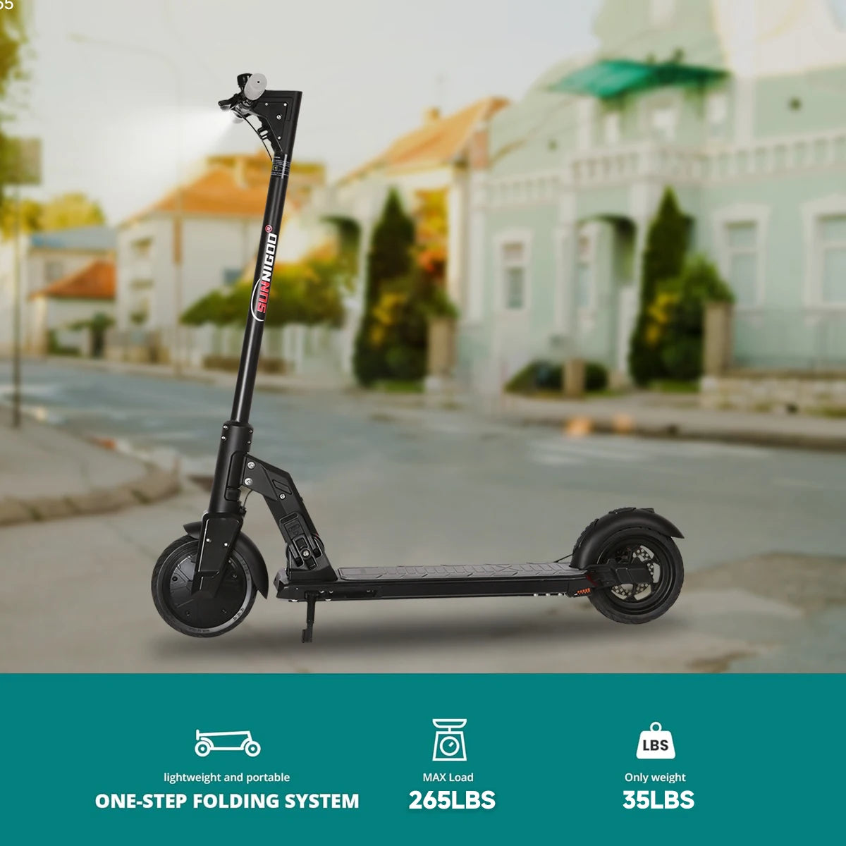 Escooter Anti-skid Folding Electric Scooter 15-21miles Range Lightweight