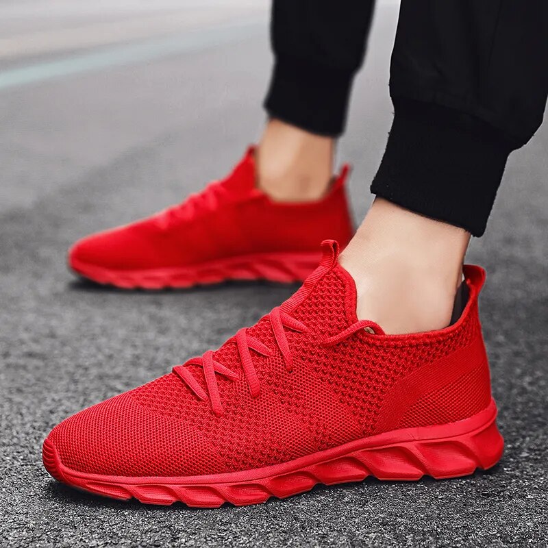 Fashion Men Casual Shoes Men Sneakers Brand Men Shoes Loafers Slip On Male Mesh Flats Big Size Breathable Spring Autumn Summer - goodfitforyou23