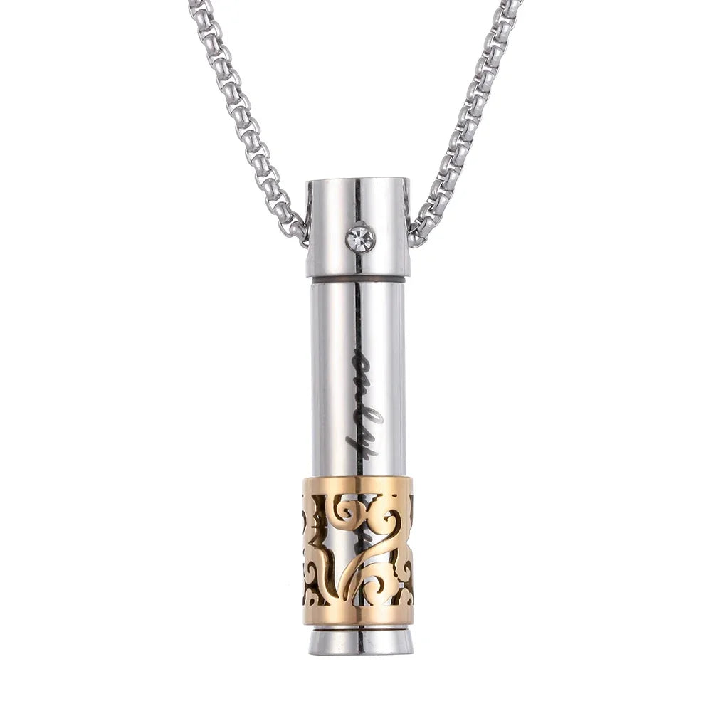 Stainless Steel Aromatherapy Pendant Diffuser Necklaces