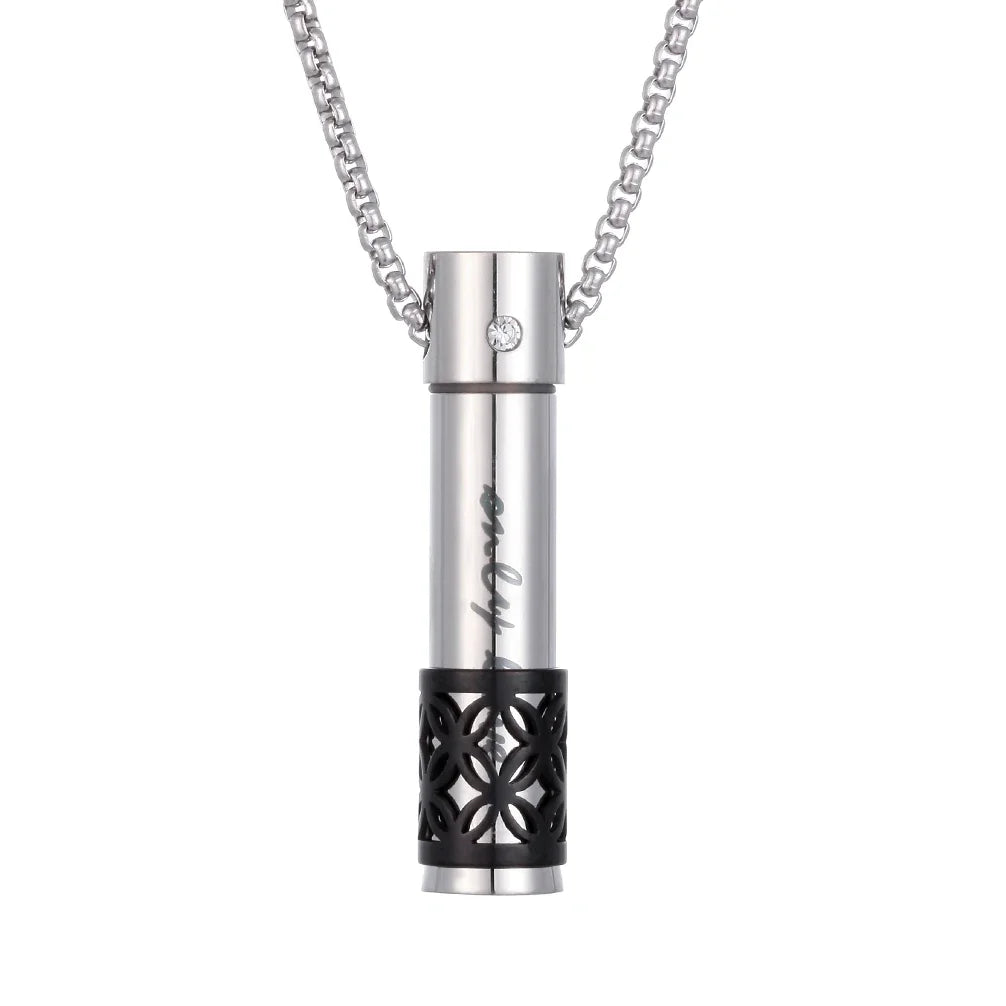 Stainless Steel Aromatherapy Pendant Diffuser Necklaces