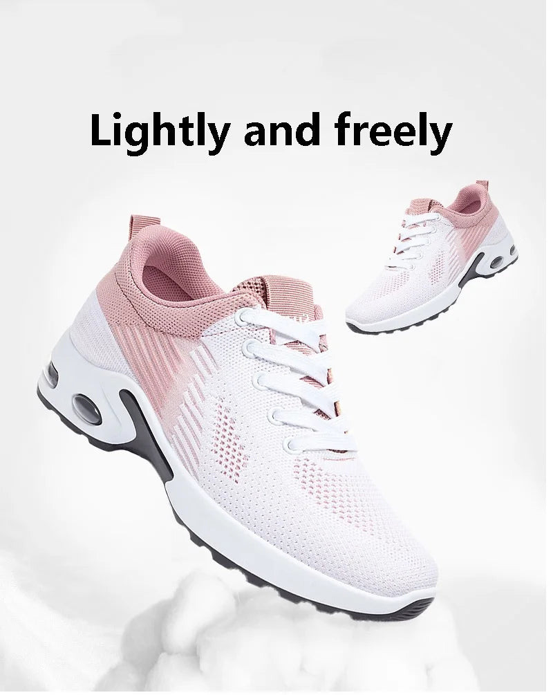 Women's Casual Flat Heel Mesh Running Shoes