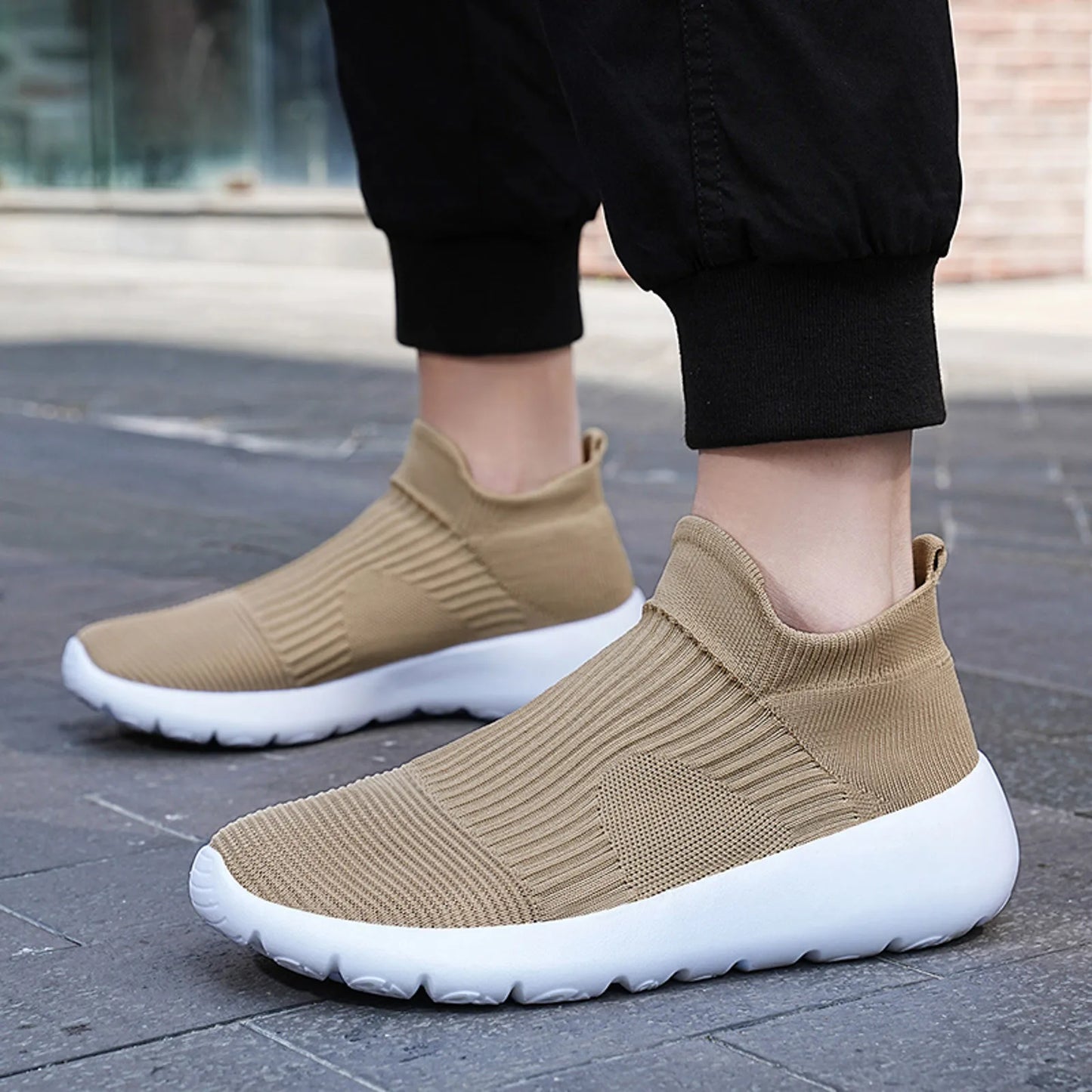 Men's Comfortable Simple Knitting Sock Sneakers