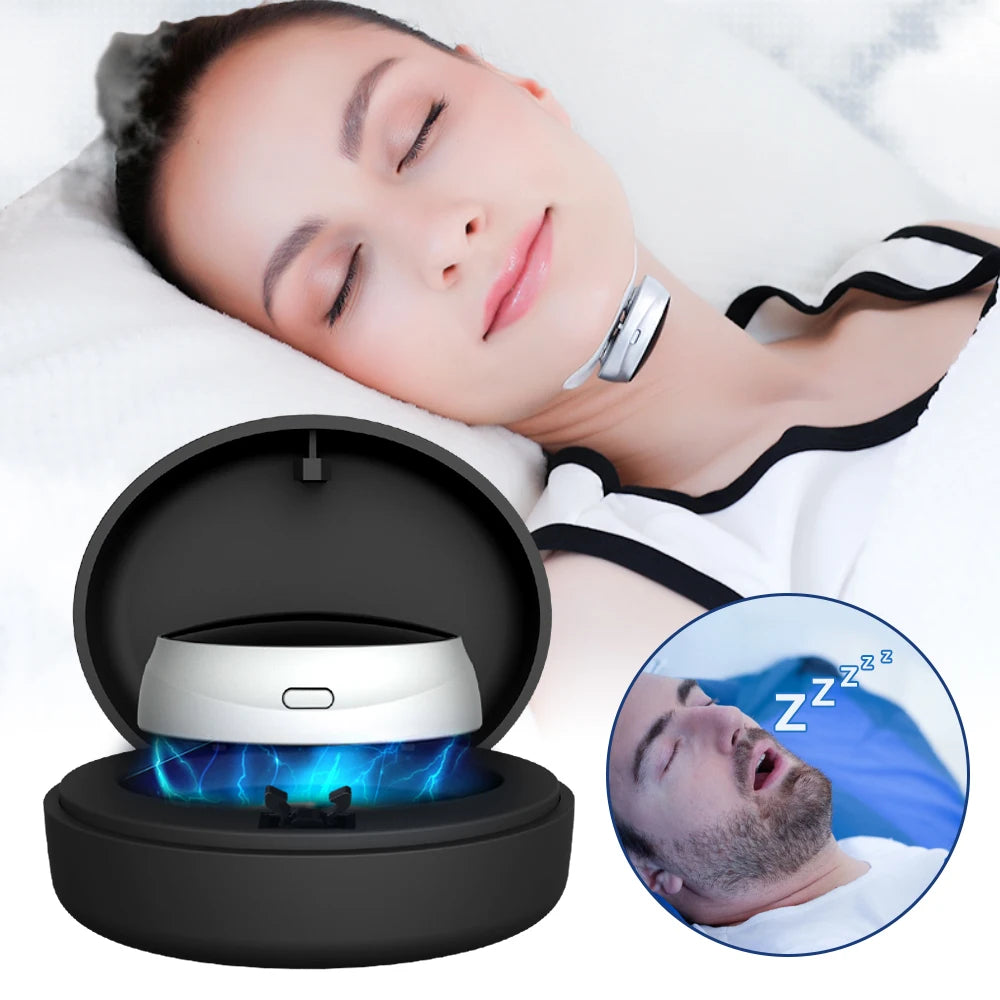 Smart Portable EMS Pulse Anti Snoring Device Stopper