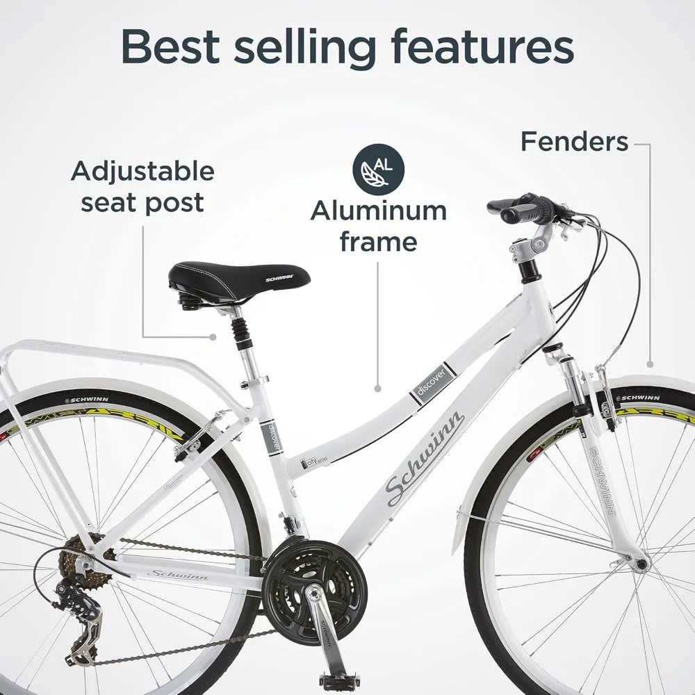 Adult Hybrid Bike for Men and Women