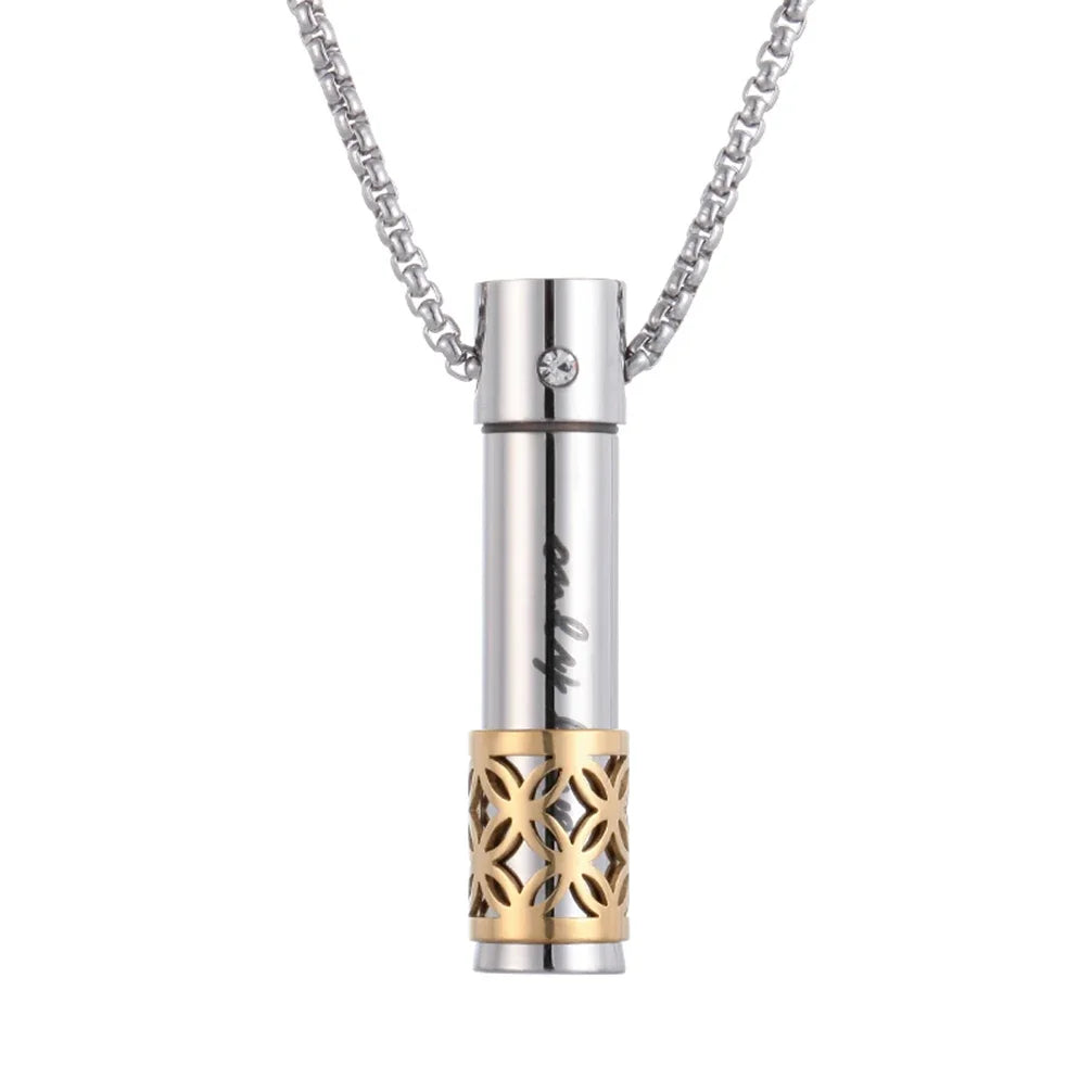 Stainless Steel Aromatherapy Pendant Diffuser Necklaces