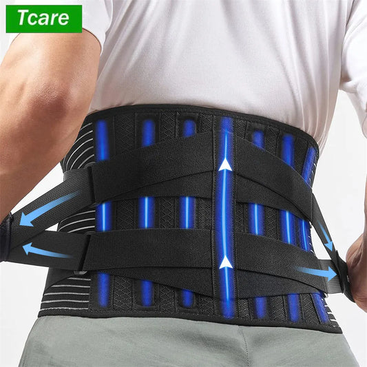 Tcare Back Lumbar Support Belt Orthopedic Corset Spine Decompression