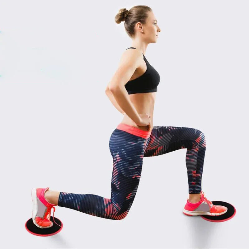 2pcs Fitness Core Sliders Exercise Gliding Discs