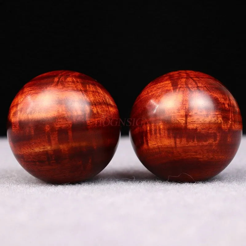 Leaflet red sandalwood handball fitness ball health care