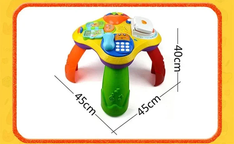 Cartoon Multi-function 4 in 1 Learning Musical Table