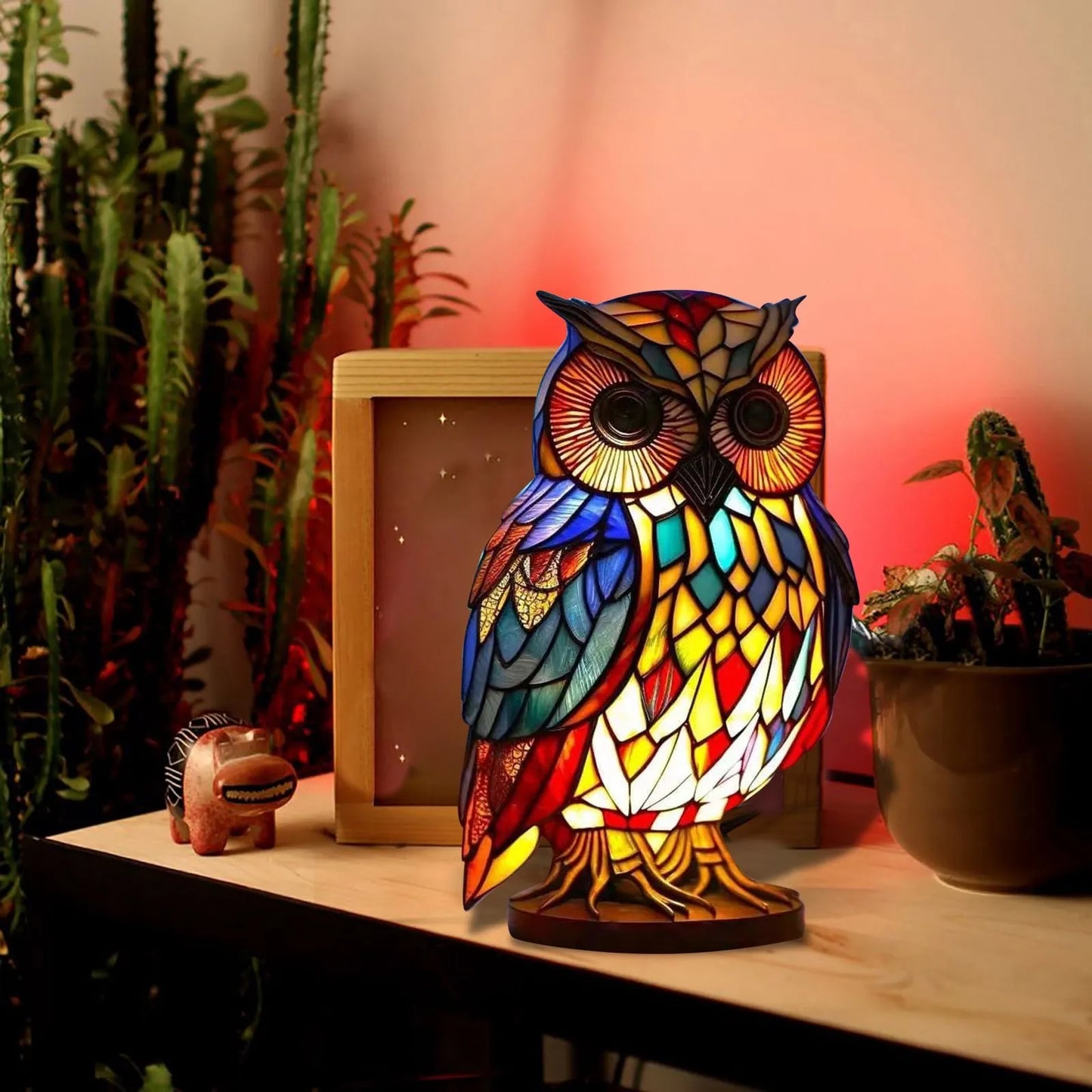 Retro Owl Sculptures & Figurines For Room Decoration